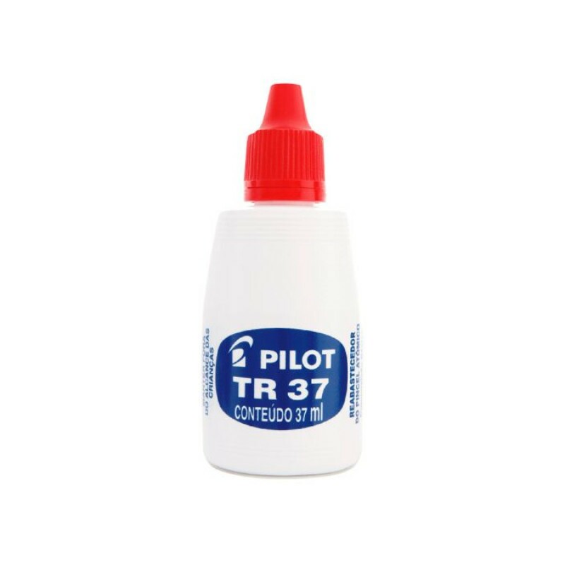 Tinta Reabastecedor Pincel Atômico TR 37 Vermelho 37ml - Pilot Tinta Reabastecedor Pincel Atômico TR 37 Vermelho 37ml - Pilot
