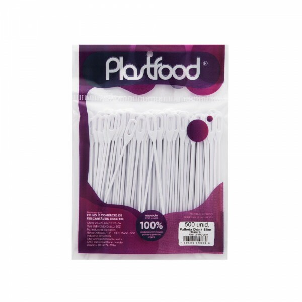 Mexedor de Café Biodegradável Branco 500 Unidades - Plastfood Mexedor de Café Biodegradável Branco 500 Unidades - Plastfood