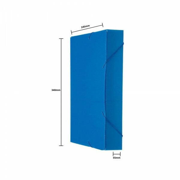 Pasta Oficio Nova Onda Azul 55x245x340mm Polibras