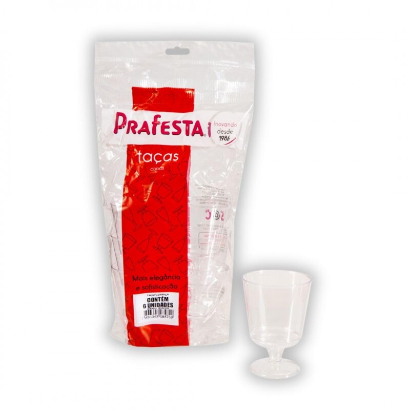 Taça Florença Cristal 130ml c/6 Unidades - PraFesta