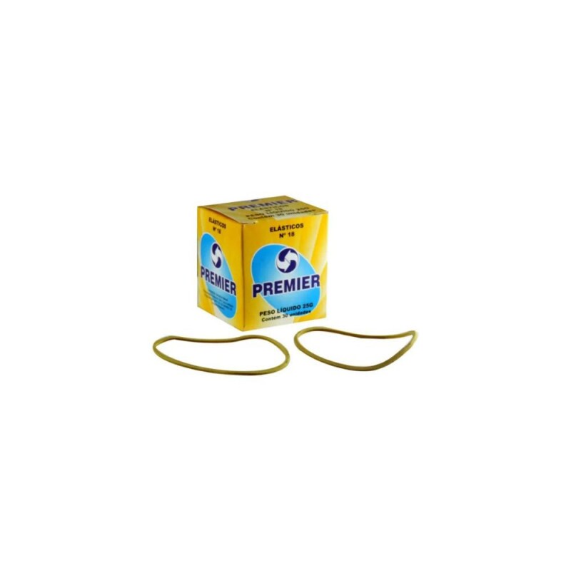 Elastico Amarelo N18 25g 30 Unidades Premier