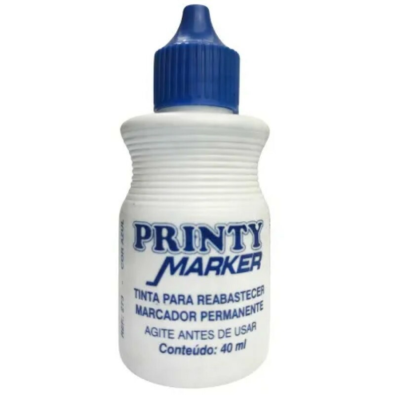 Tinta para Marcador Azul 40ml - Printy Tinta para Marcador Azul 40ml - Printy