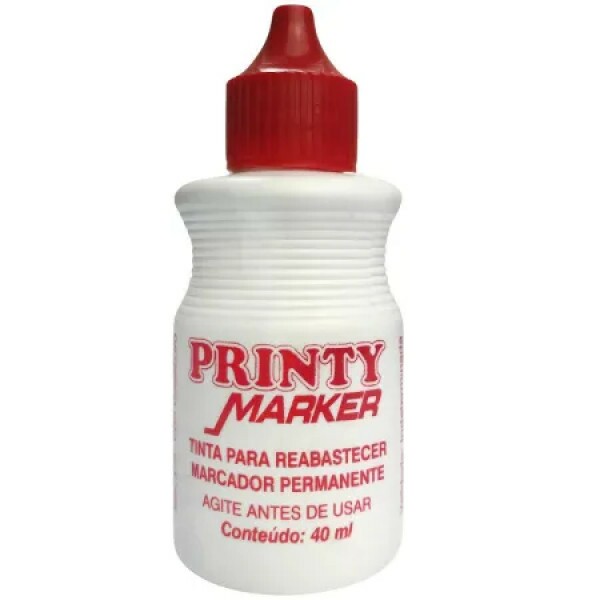 Tinta para Marcador Vermelho 40ml - Printy Tinta para Marcador Vermelho 40ml - Printy