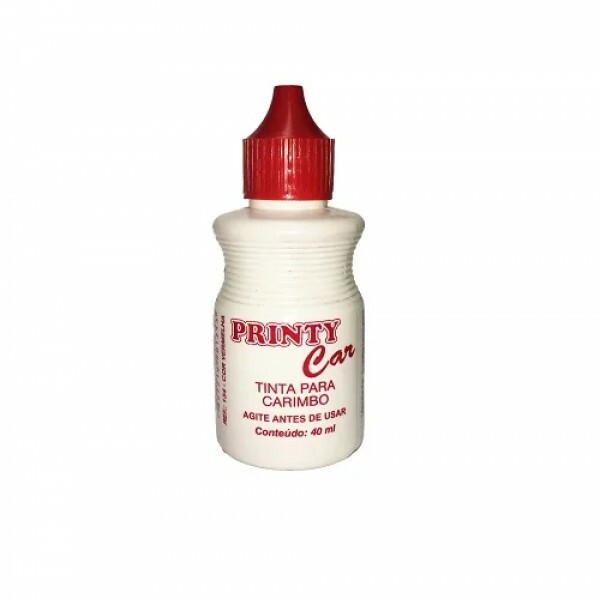Tinta para Carimbo Vermelho 40ml - Printy Tinta para Carimbo Vermelho 40ml - Printy
