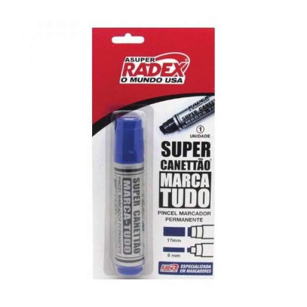 Super Canettão MARCA-TUDO Azul Permanente - Radex Super Canettão MARCA-TUDO Azul Permanente - Radex