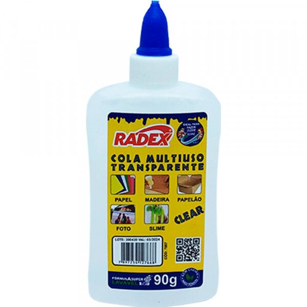 Cola Multiuso Transparente 90g - Radex Cola Multiuso Transparente 90g - Radex