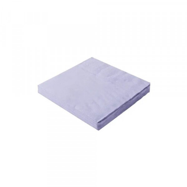Guardanapo 24x24cm 20 Unidades Lilas Silver Festas