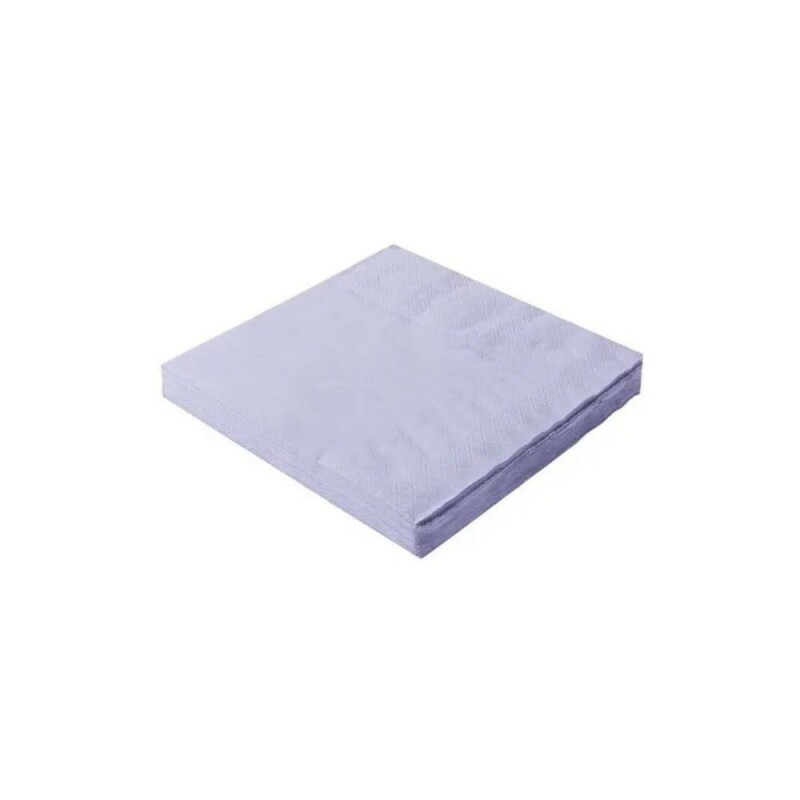 Guardanapo 24x24cm 20 Unidades Lilas Silver Festas