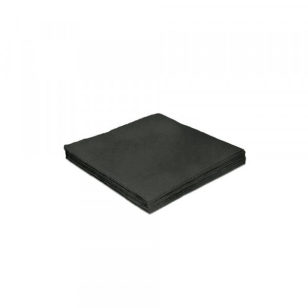 Guardanapo 24x24cm 20 Unidades Preto Silver Festas