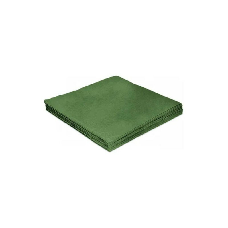 Guardanapo 24x24cm 20 Unidades Verde Escuro Silver Festas