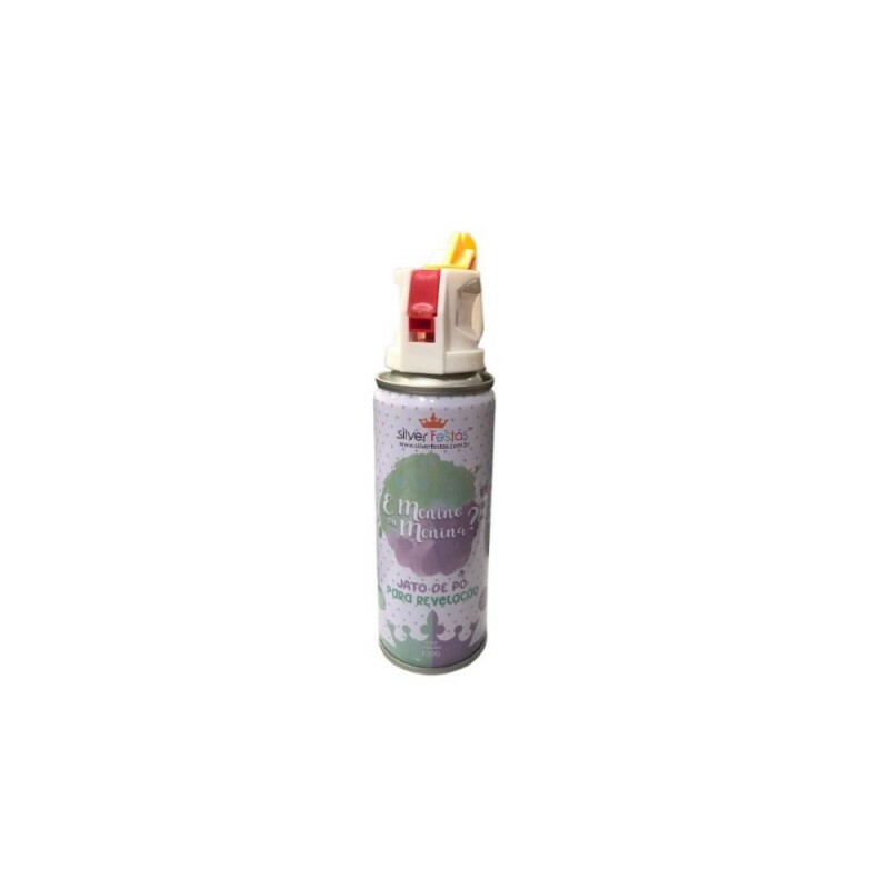 Jato De Po Revelacao Roxo 120g  Silver Festas