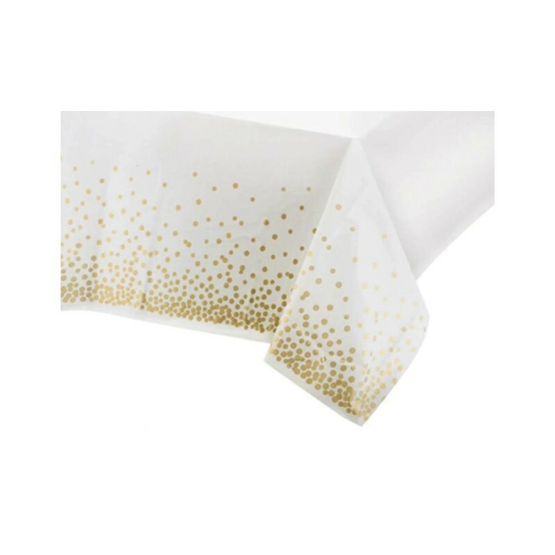 Toalha De Mesa Retangular 137x183cm Confete Silver Festas