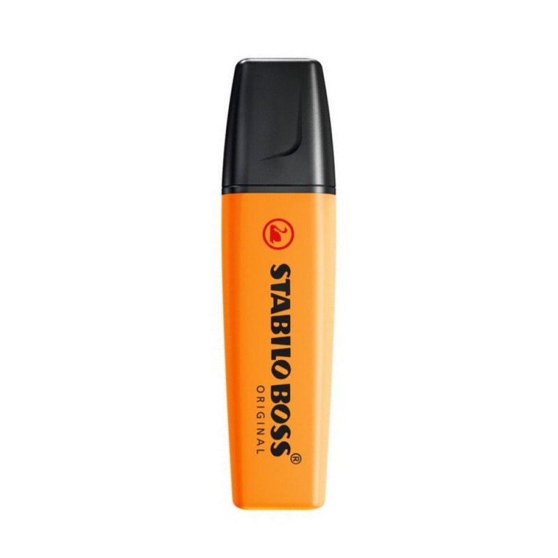 Marca Texto Boss Original Laranja Neon Stabilo                