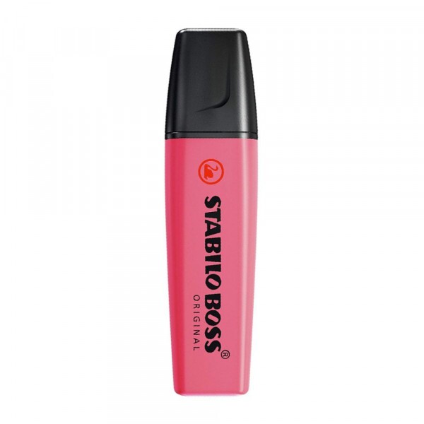 Marca Texto Boss Original Rosa Neon Stabilo                