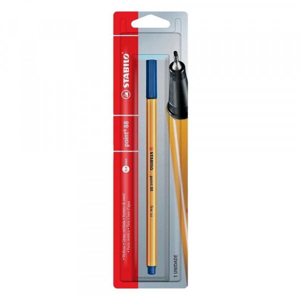 Caneta Fineliner Azul Stabilo            