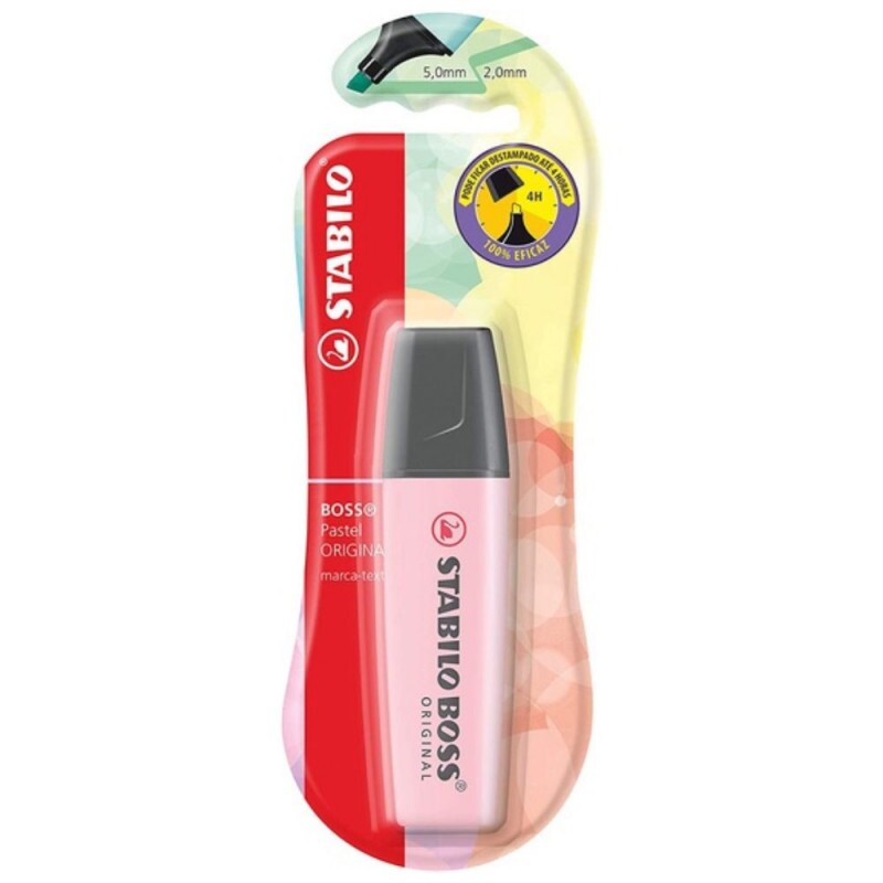 Marca Texto Boss Rosa Pastel Blister Stabilo                