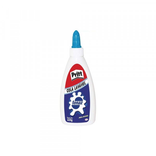 Cola Tenaz Branca Líquida Lavável 225g - Pritt Cola Tenaz Branca Líquida Lavável 225g - Pritt