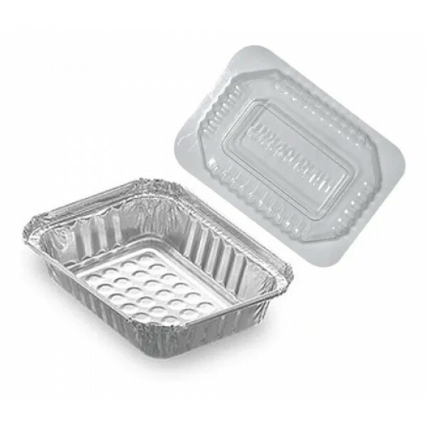 Bandeja de Alumínio c/ Tampa PET 230ml 10 Unidades - Thermoprat Bandeja de Alumínio c/ Tampa PET 230ml 10 Unidades - Thermoprat