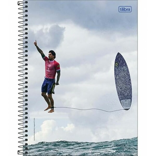 Caderno Gabriel Medina 1 Matéria 200mmX275mm - Tilibra Caderno Gabriel Medina 1 Matéria 200mmX275mm - Tilibra