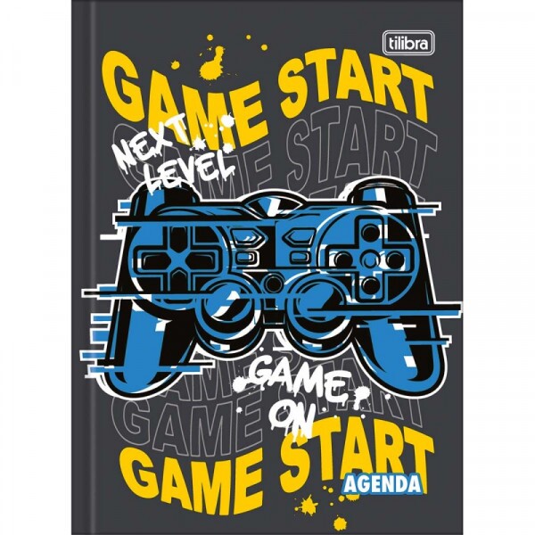 Agenda Costurada Pepper Game Start 2026 123mmX166mm - Tilibra Agenda Costurada Pepper Game Start 2026 123mmX166mm - Tilibra