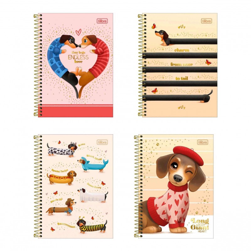 Caderno Brownie The Dog 1 Matéria 200mmX275mm - Tilibra Caderno Brownie The Dog 1 Matéria 200mmX275mm - Tilibra