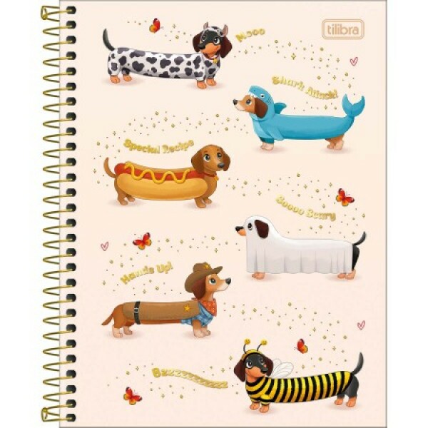 Caderno Brownie 2 The Dog 1 Matéria 200mmX275mm - Tilibra Caderno Brownie 2 The Dog 1 Matéria 200mmX275mm - Tilibra