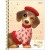 Caderno Brownie 4 The Dog 1 Matéria 200mmX275mm - Tilibra