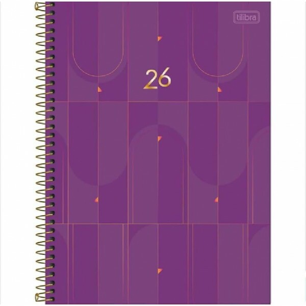Agenda Spot 2026 Roxo 129mmX187mm - Tilibra Agenda Spot 2026 Roxo 129mmX187mm - Tilibra