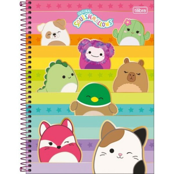 Caderno 1 Squishmallows 1 Matéria 200mmX275mm - Tilibra Caderno 1 Squishmallows 1 Matéria 200mmX275mm - Tilibra
