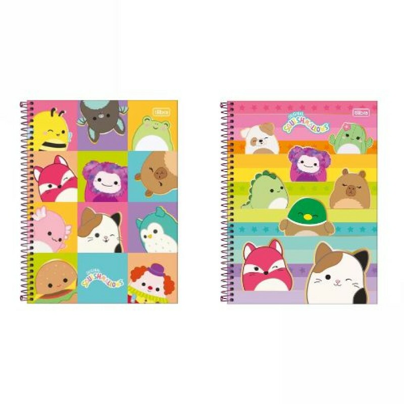 Caderno Squishmallows 1 Matéria 200mmX275mm - Tilibra Caderno Squishmallows 1 Matéria 200mmX275mm - Tilibra