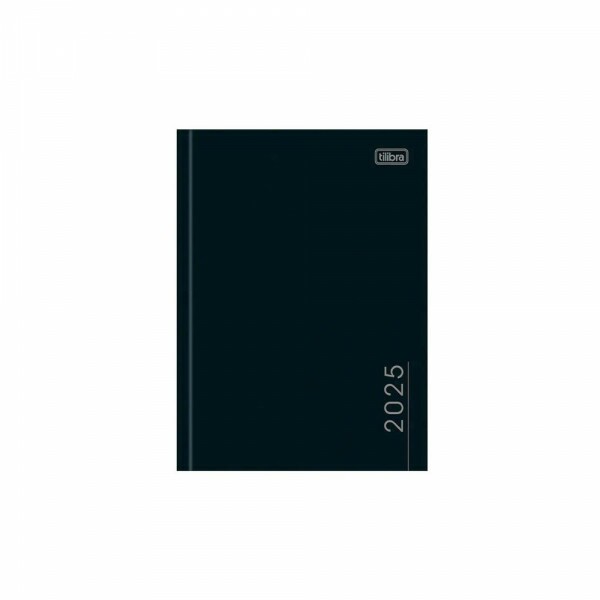 Agenda Pepper Preta 160 Folhas 123x166mm Tilibra
