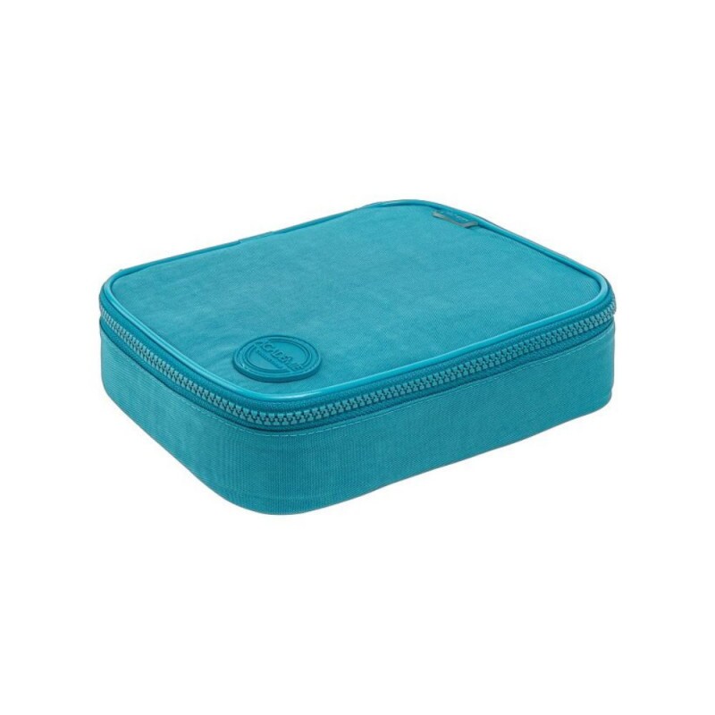 Estojo Box Academie Azul Turquesa Tilibra