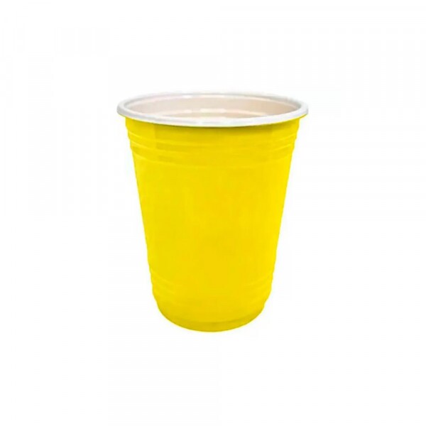 Copo Americano Biodegradavel 400ml 25 Unidades Amarelo Trik Trik