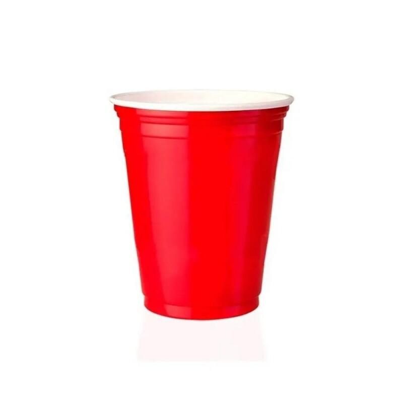 Copo Americano Biodegradavel 400ml 25 Unidades Vermelho Trik Trik