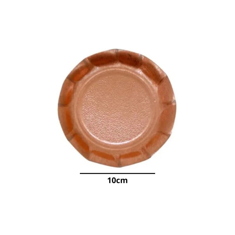 Base Laminada Redonda 10cm 20 Unidades Rose Ultrafest
