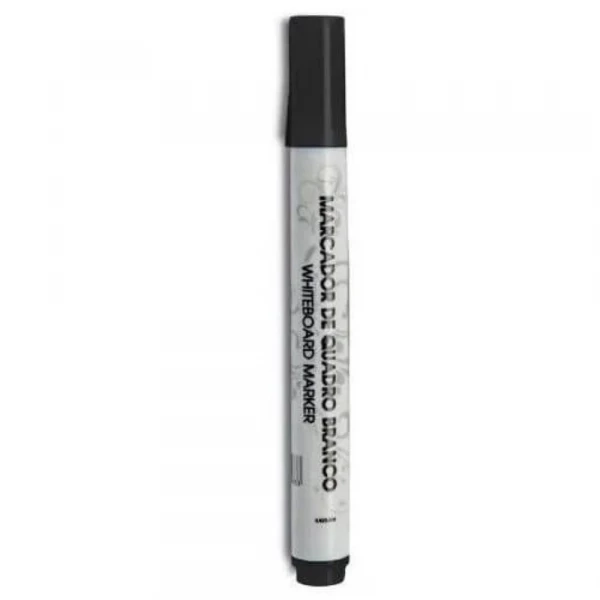 Marcador Quadro Branco Preto Com 2 Acrilex
