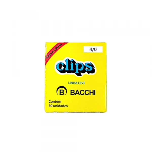 Clips 4/0 Com 50 Unidades Bacchi