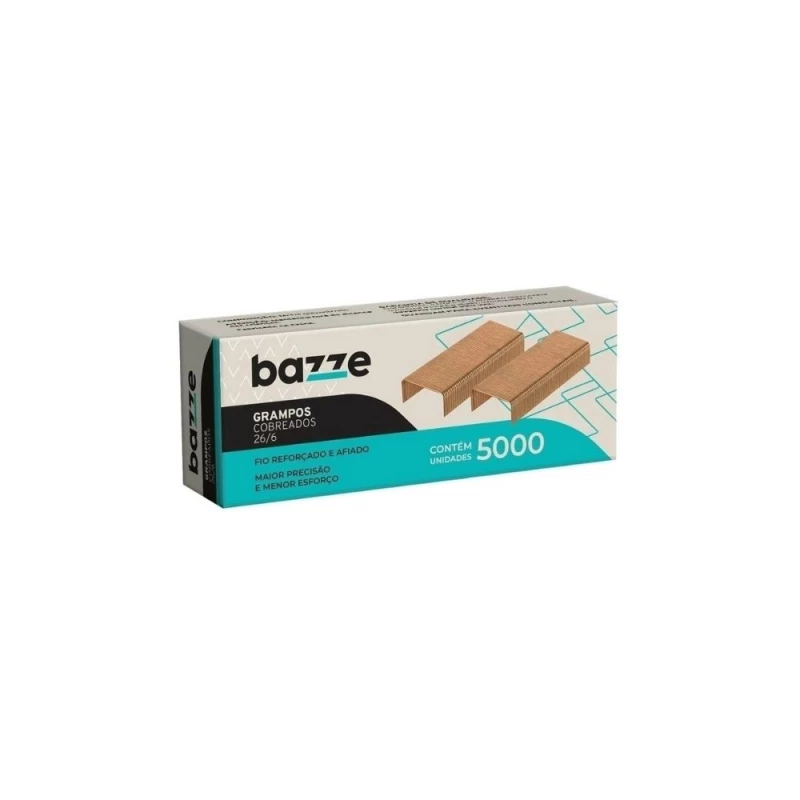 Grampo Acobreado 26/6 Bazze
