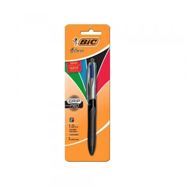 Caneta Grip Pro 4 cores Bic