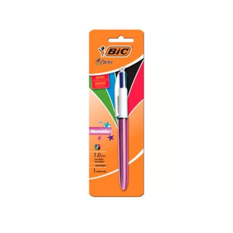 Caneta Metallic 4 cores Bic