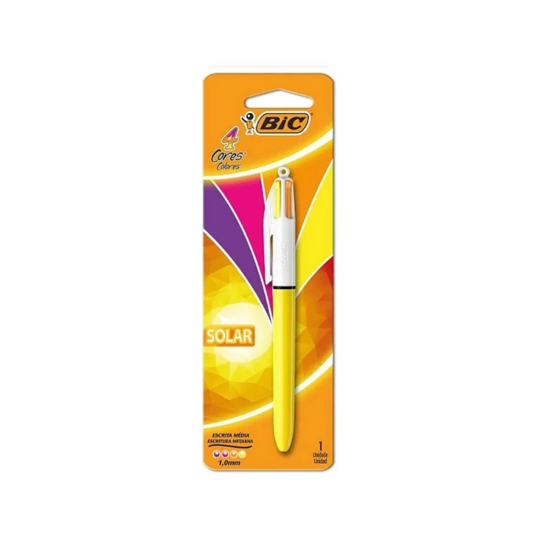Caneta Solar 4 cores Bic
