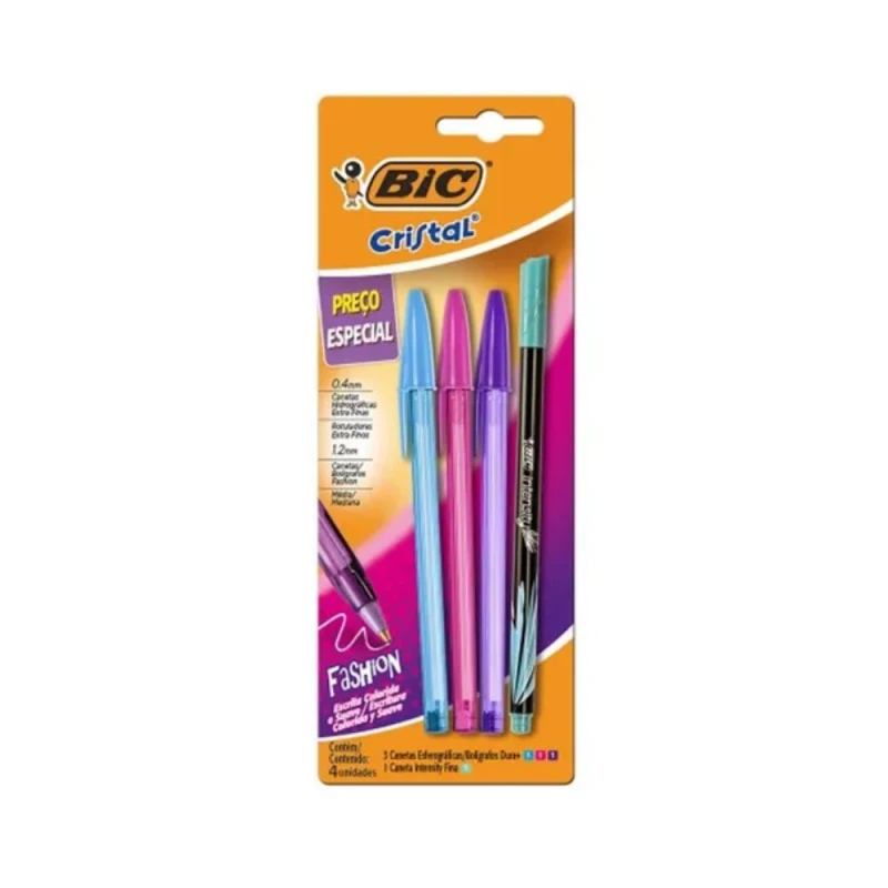 Kit 3 Canetas Fashion E 1 Intensity Bic