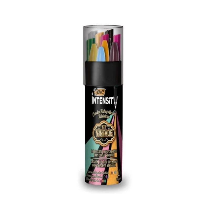 Canetas Kit Vintage 10 Unidades