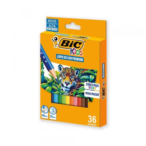 Lapis De Cor Premium 36 Cores Bic