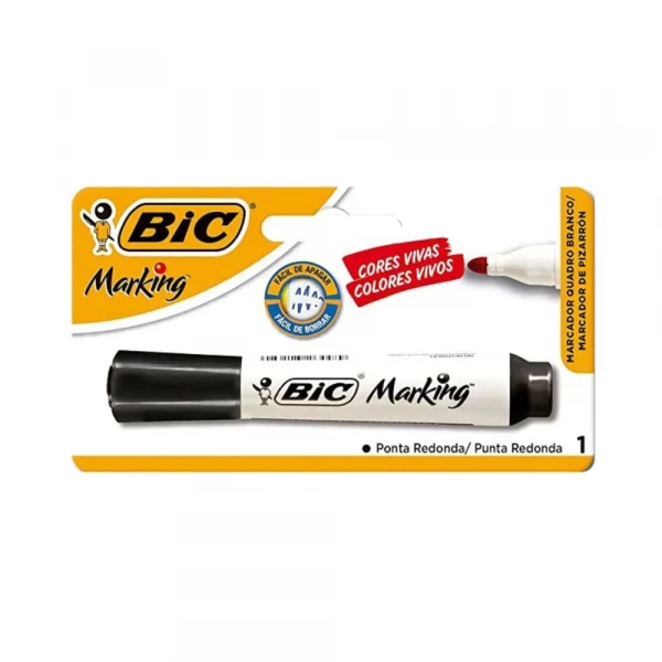 Marcador Para Quadro Branco Preto Bic