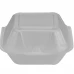 Hamburgueira Isopor TH-03 Com 100 Unidades Totalplast