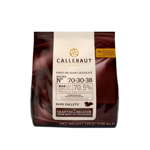 Chocolate Belga Em Gotas Amargo 70-30-38 400g Callebaut