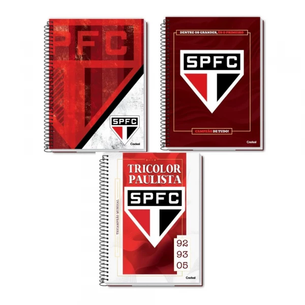 Caderno Sao Paulo 160 Folhas Credeal