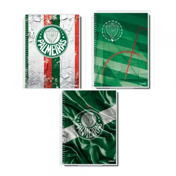 Caderno Palmeiras 80 Folhas Credeal