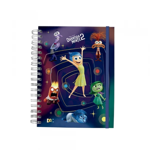 Caderno Smart Mini Divertidamente 2 10M 80 Folhas 140mmx200mm Dac